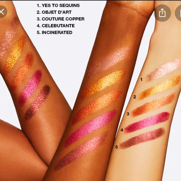 NIB New MAC Cosmetics Dazzleshadow Extreme Shade Couture Copper Eyeshadow Single - Picture 8 of 8